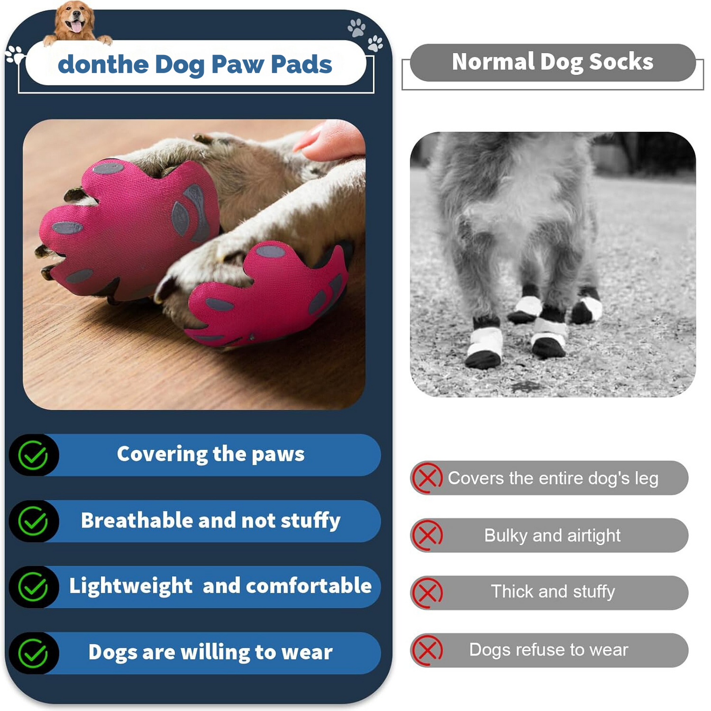 Dog Paw Pads Anti-Slip