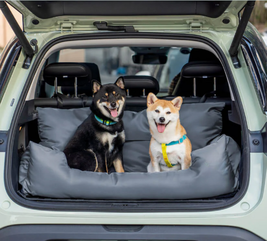 Travel Bolster Safety Medium Large Dog Car Back Seat Bed