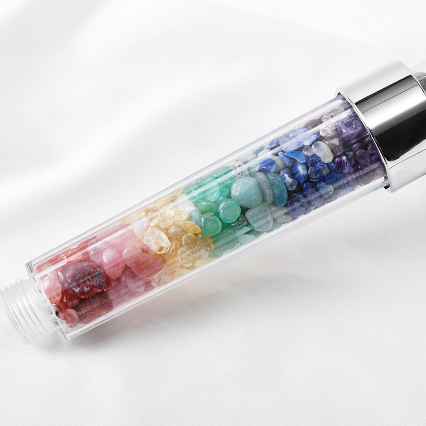 Natural Gemstone 7-Chakra Crystal Shower Head