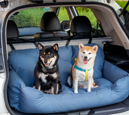 Travel Bolster Safety Medium Large Dog Car Back Seat Bed