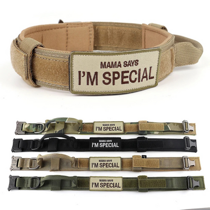 ,,I'm Special'' Tactical Dog Adjustable Collar