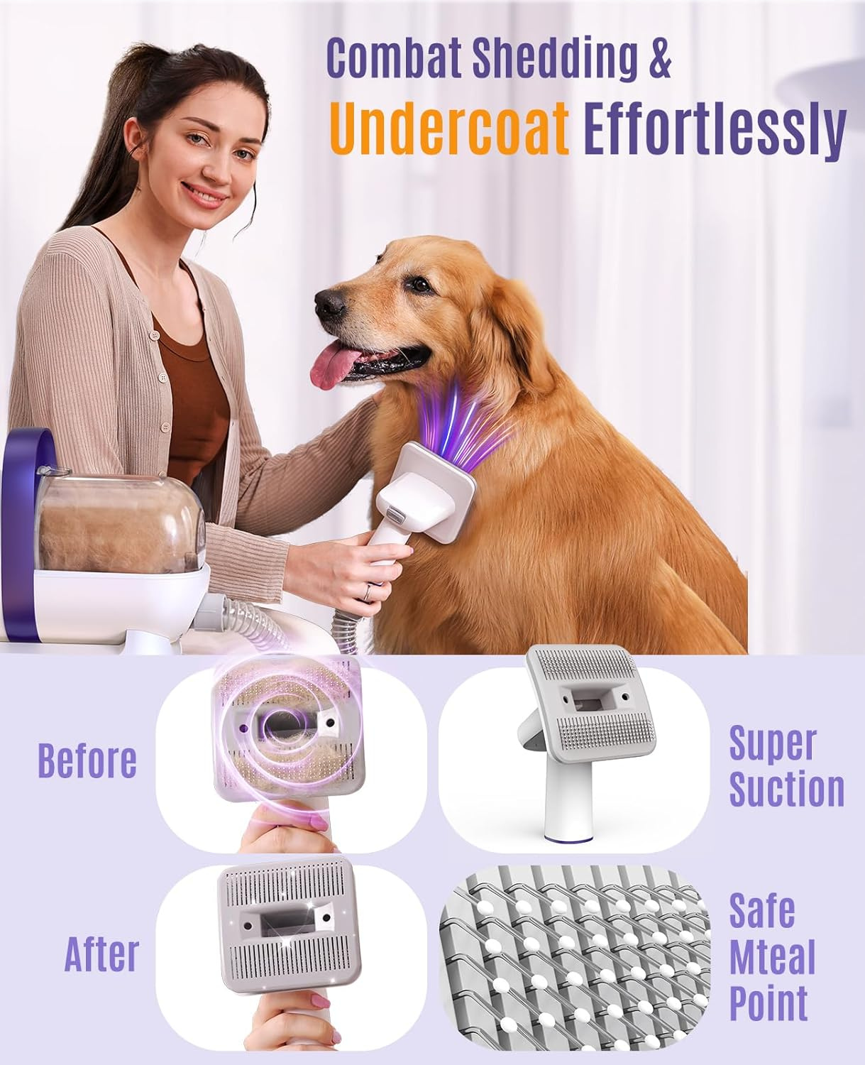 FurEase Pro Grooming Vacuum