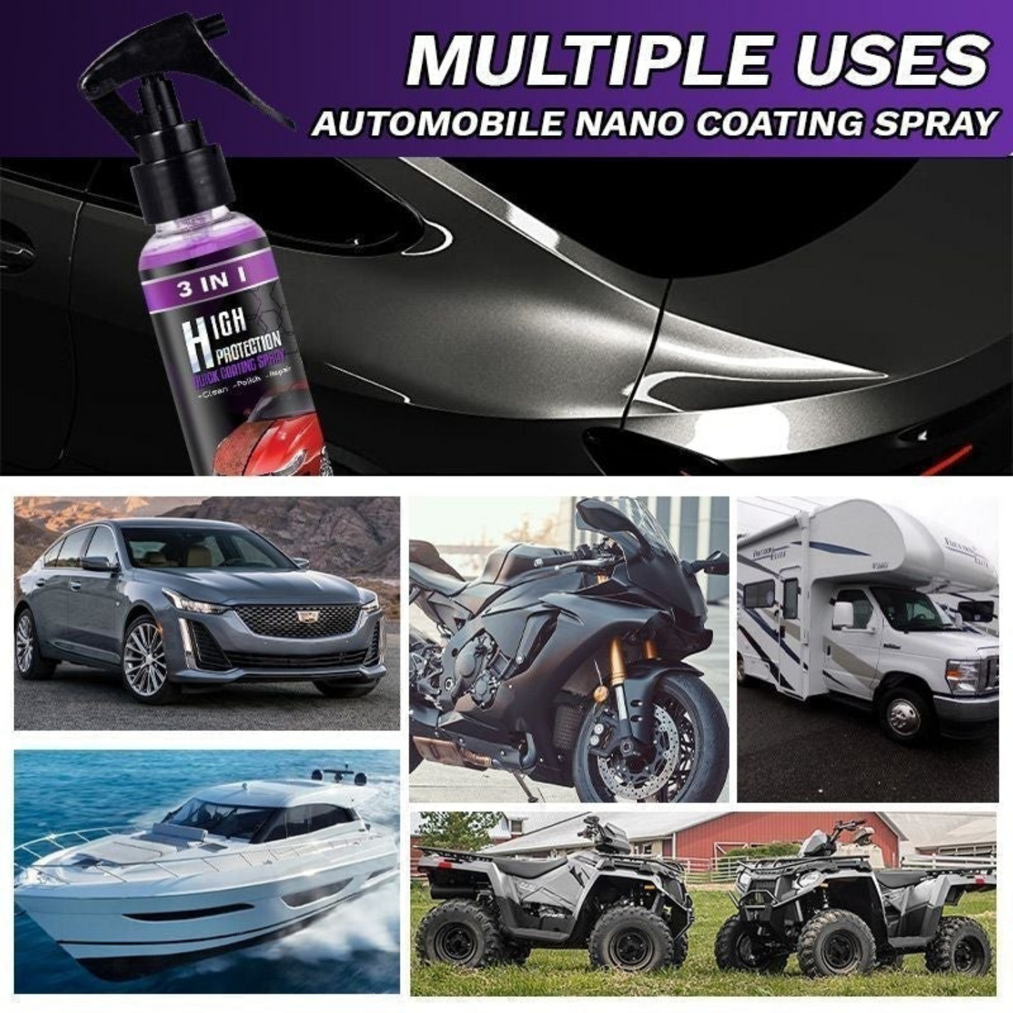 3 In 1 Car Coating Spray