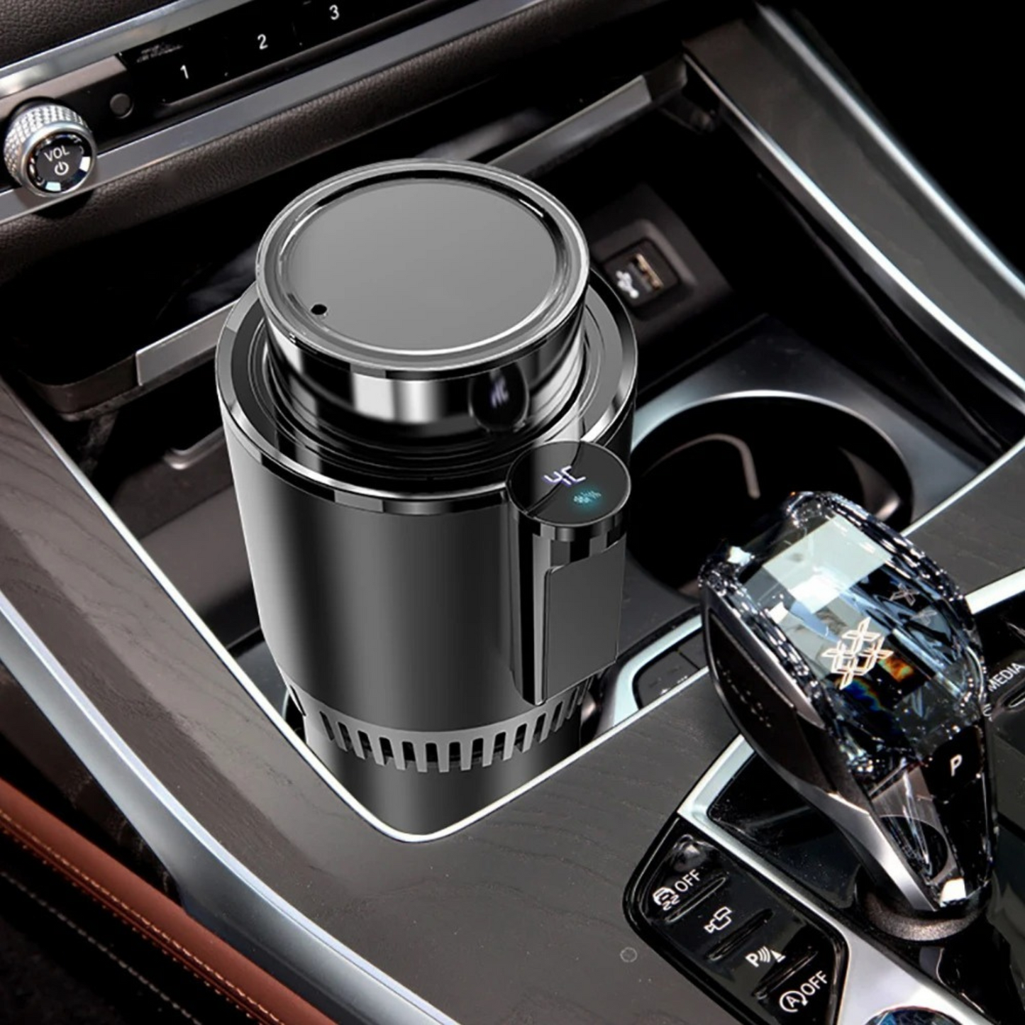 SmartCup - Heating and Cooling Car Cup Holder