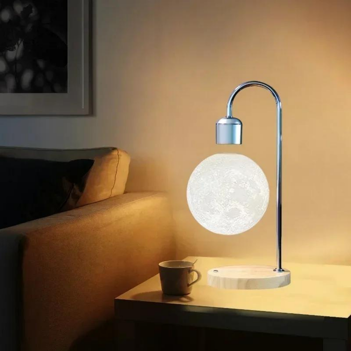 Magnetic Levitation Moon Lamp