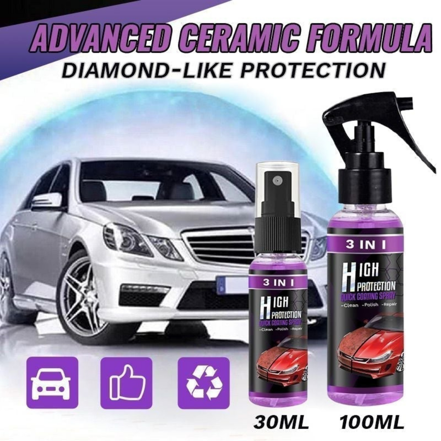 3 In 1 Car Coating Spray