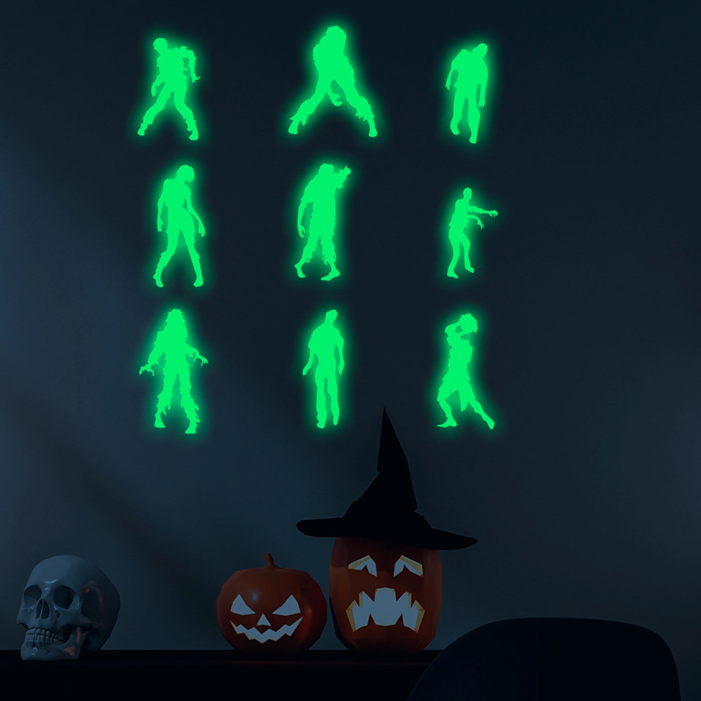 Glowing Halloween Decals 👻