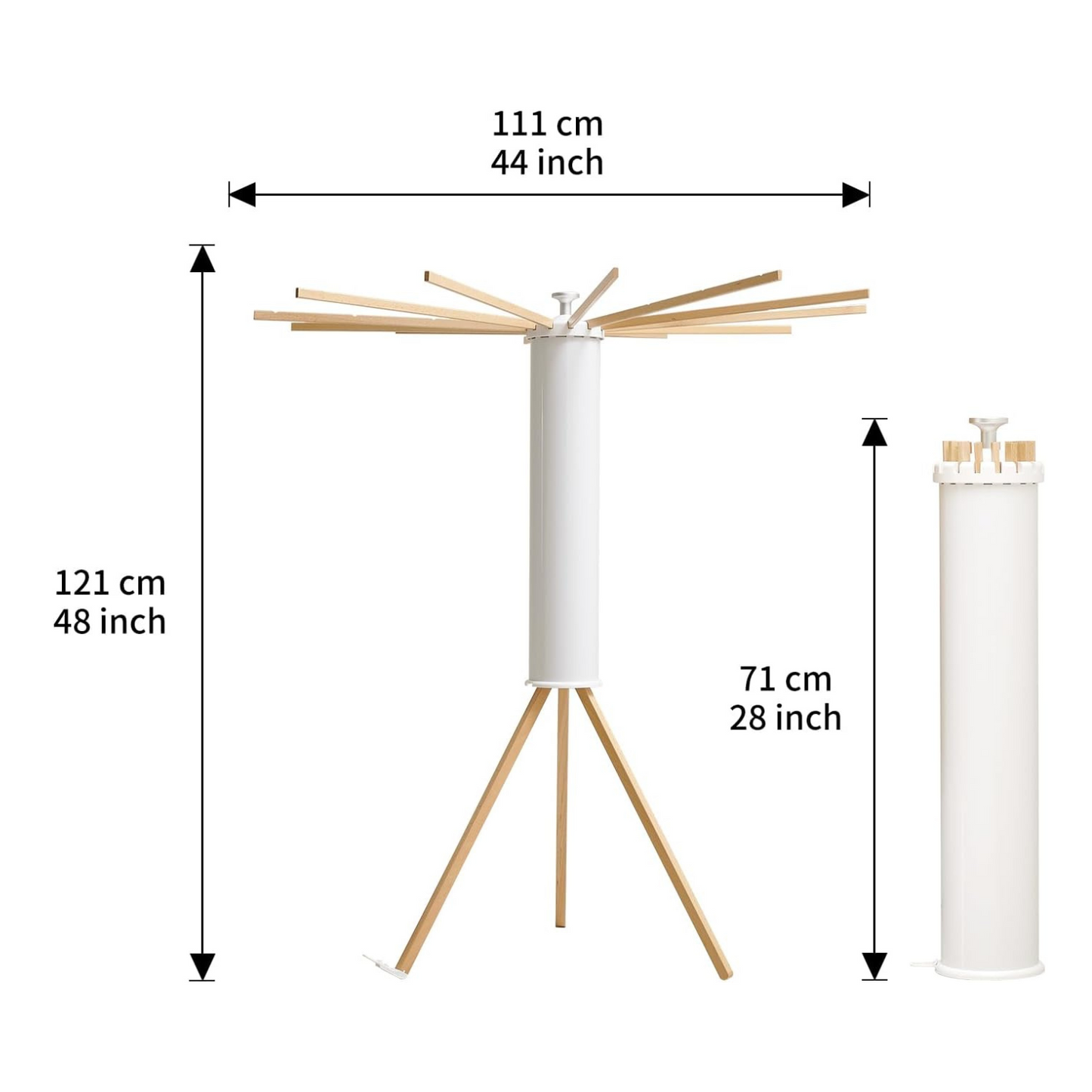 Portable Tripod Clothes Drying Rack