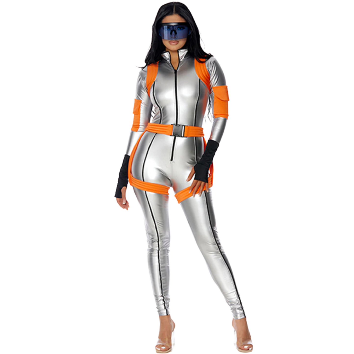 👩‍🚀Futuristic Space Astronaut Halloween Costume🚀