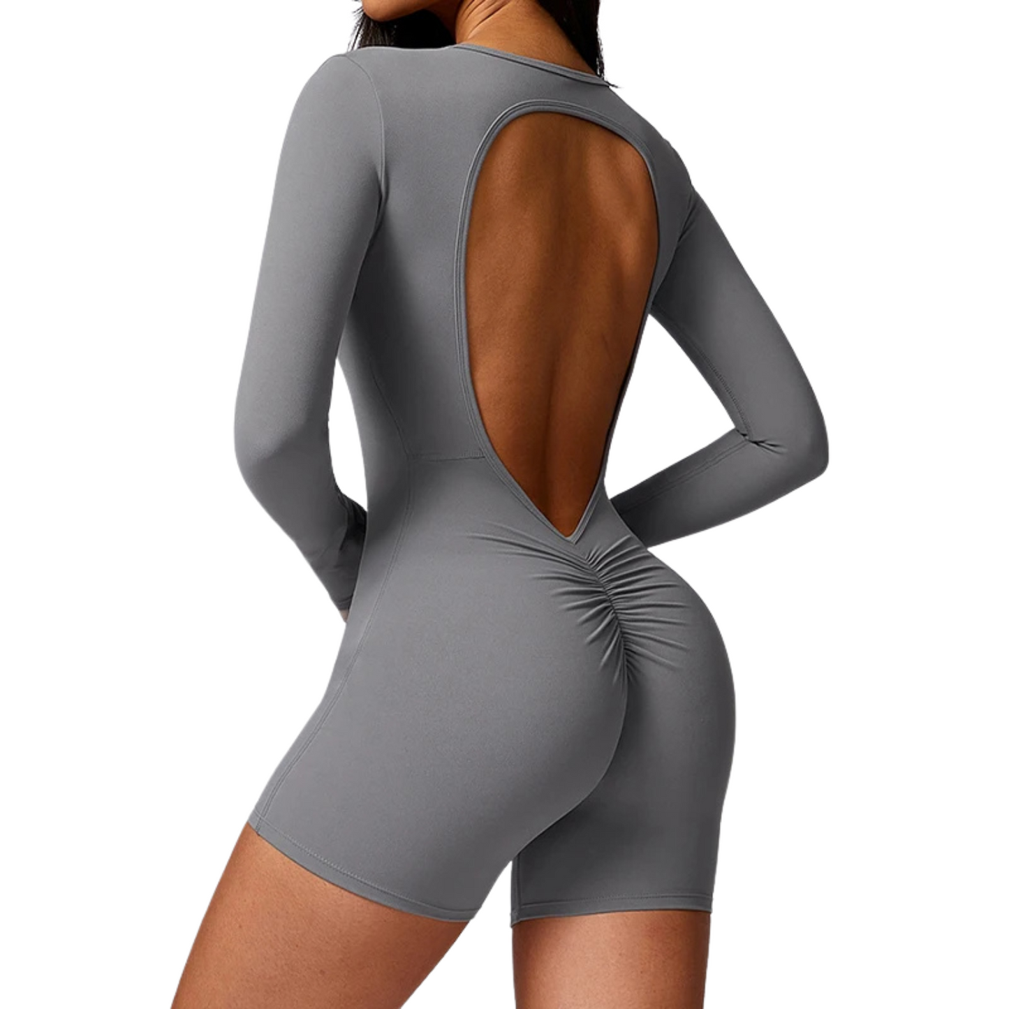 Luna Backless Fitness Jumpsuit