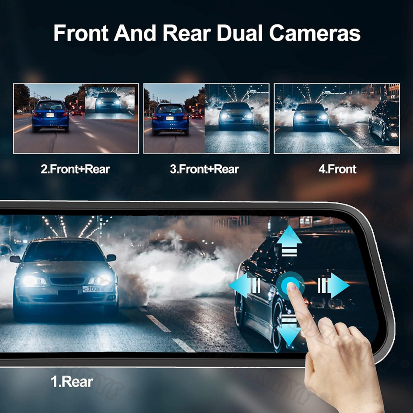 Mirror Dash Camera Rearview