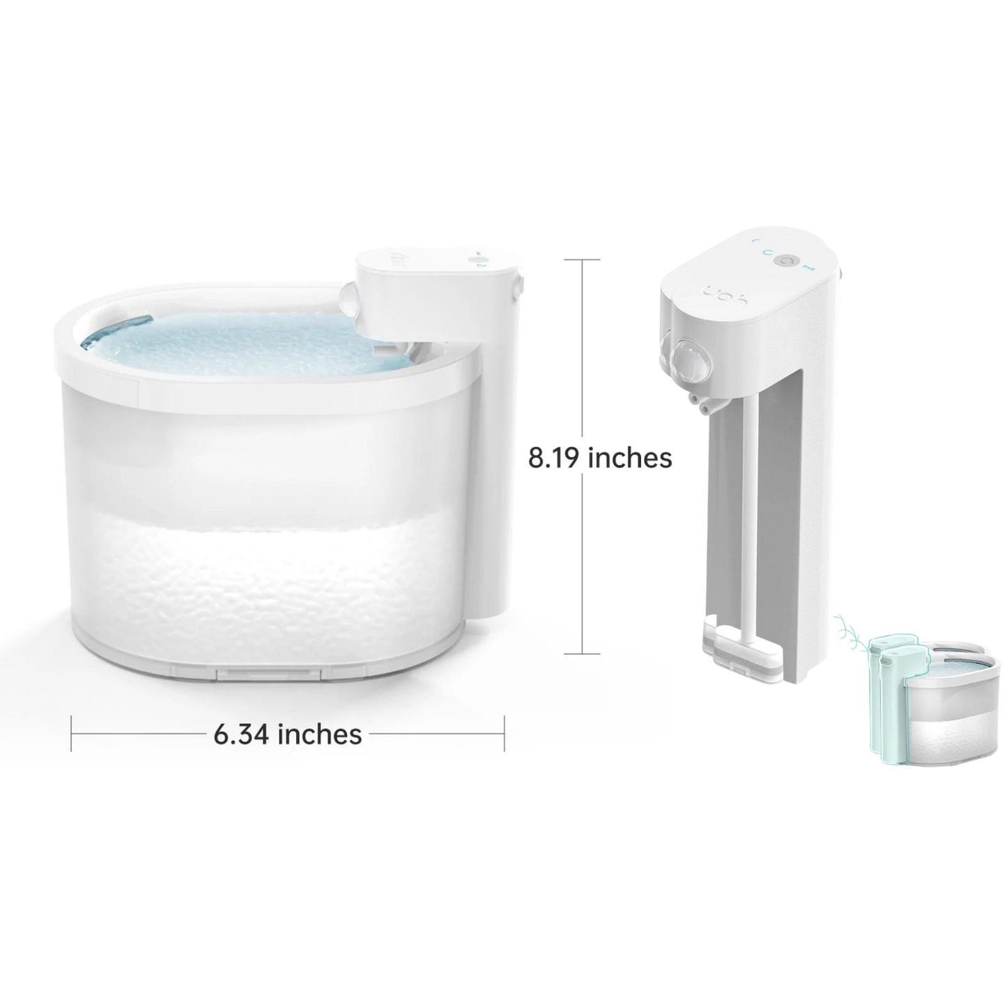 Zero Wireless Automatic Pet Water Fountain