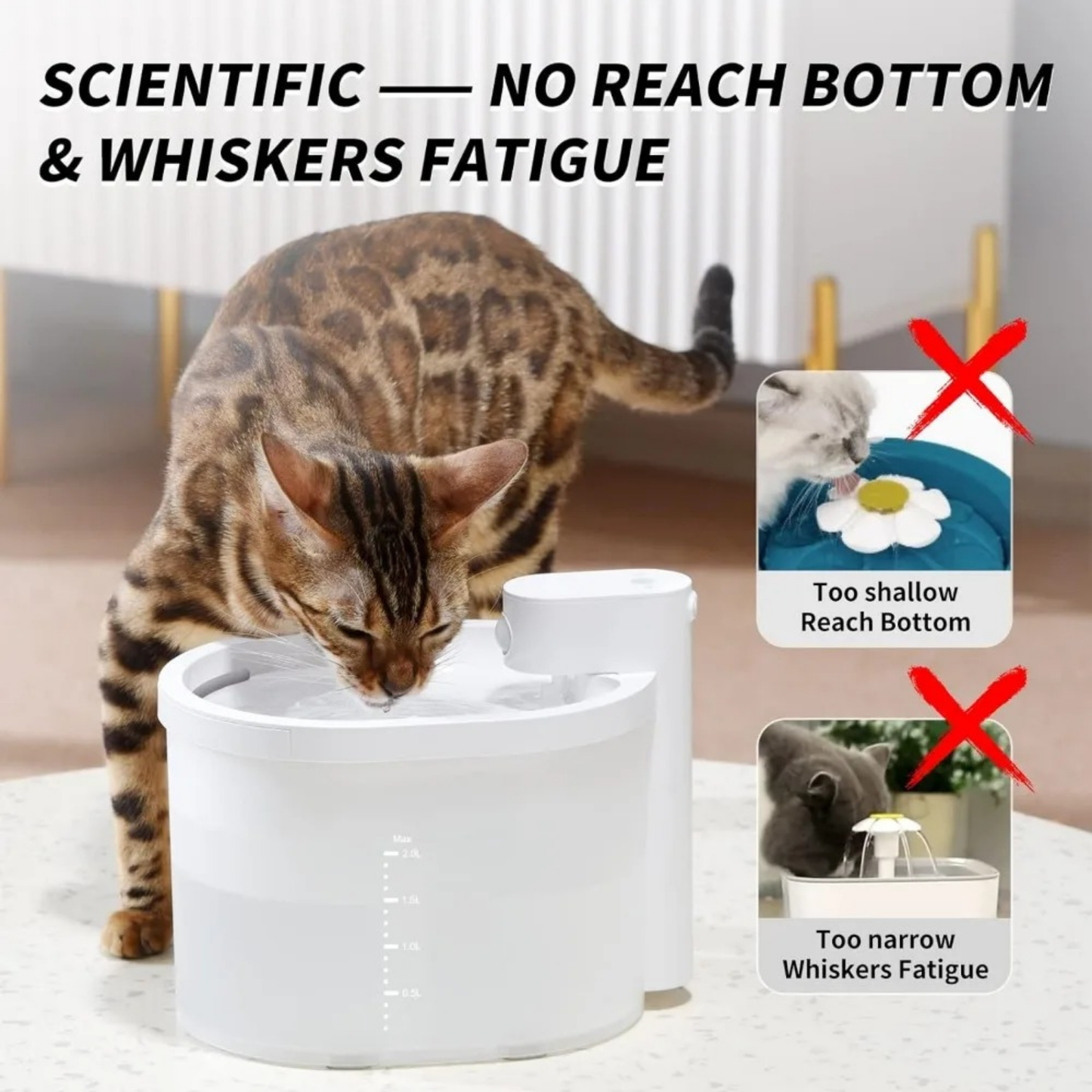 Zero Wireless Automatic Pet Water Fountain