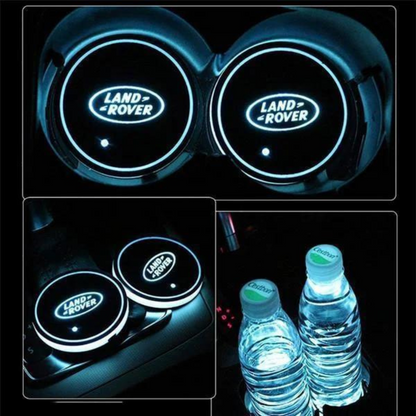 Led Car Logo Cup Light