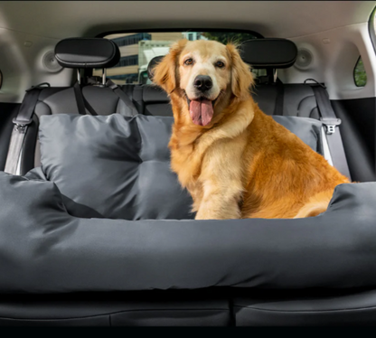 Travel Bolster Safety Medium Large Dog Car Back Seat Bed