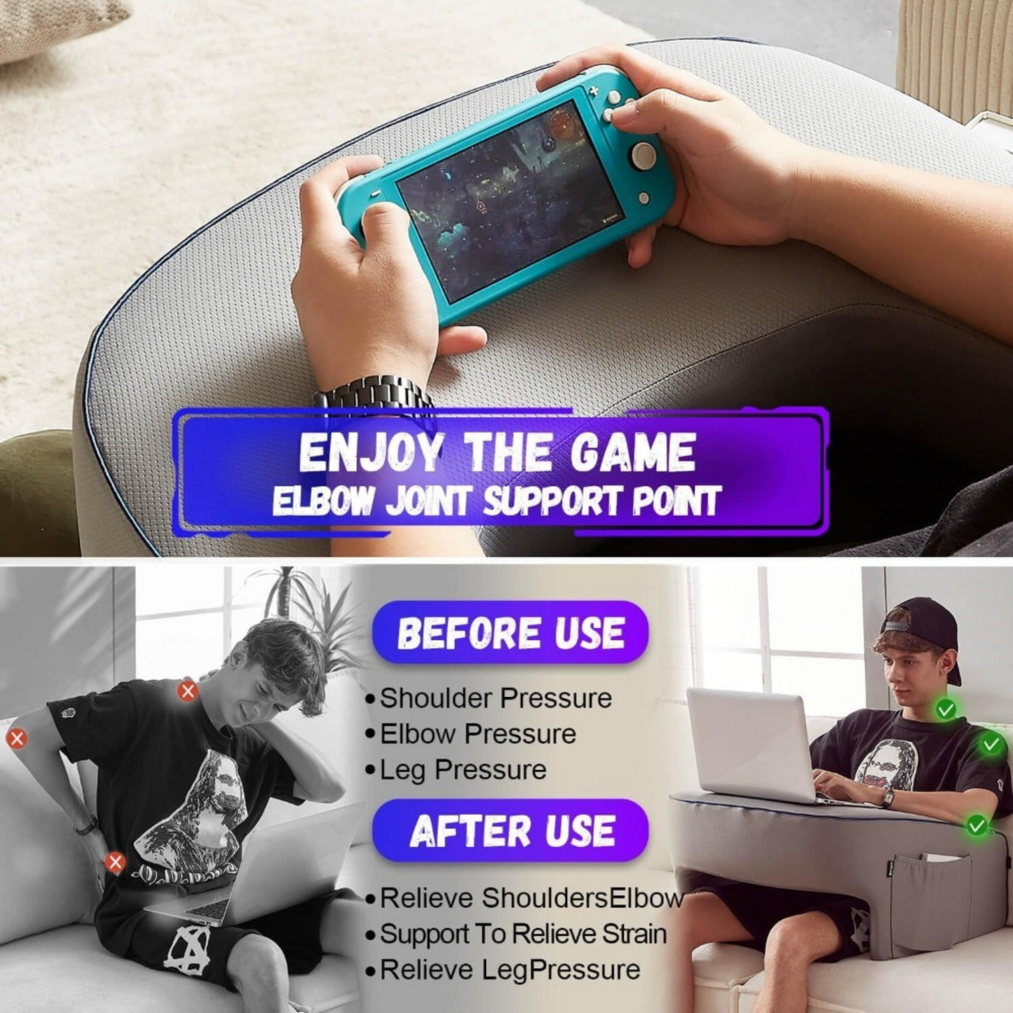 Ultimate Comfort Working & Gaming Pillow