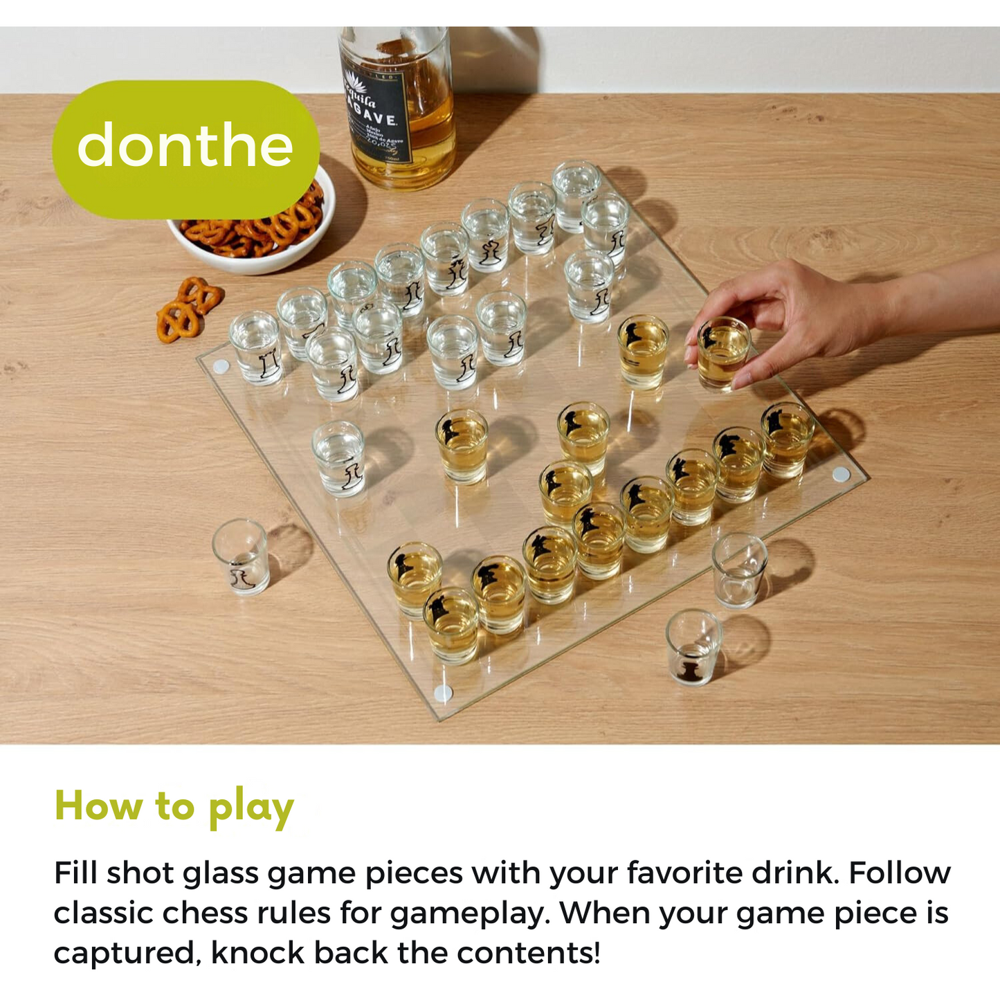 Shot Glass Chess Game