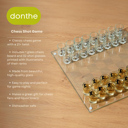 Shot Glass Chess Game