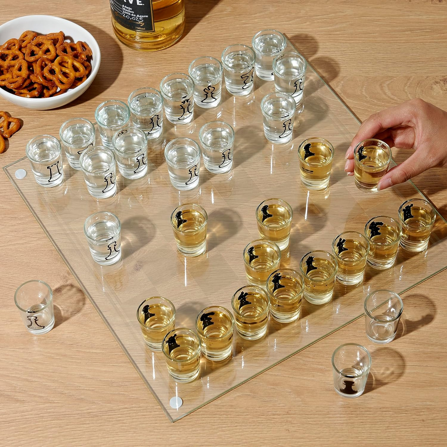 Shot Glass Chess Game