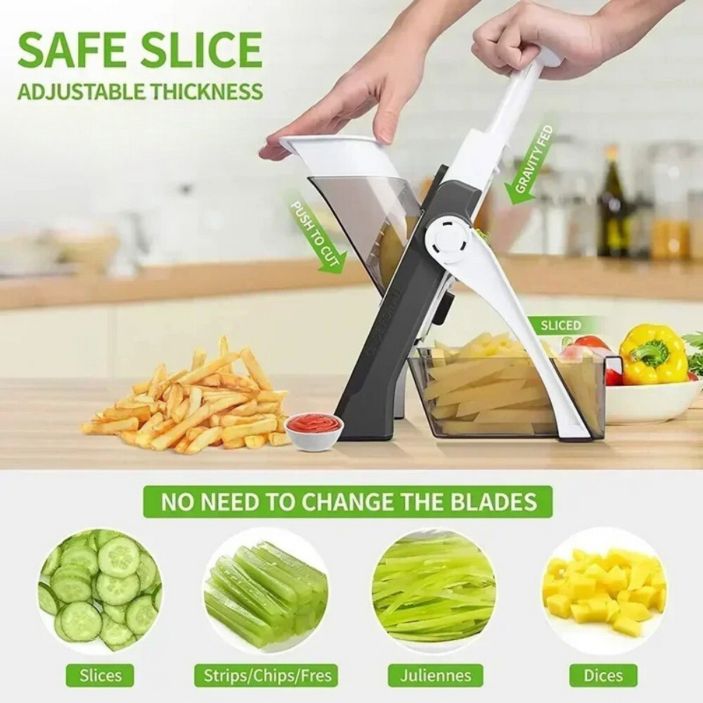 5 in 1 Manual Vegetable Cutter