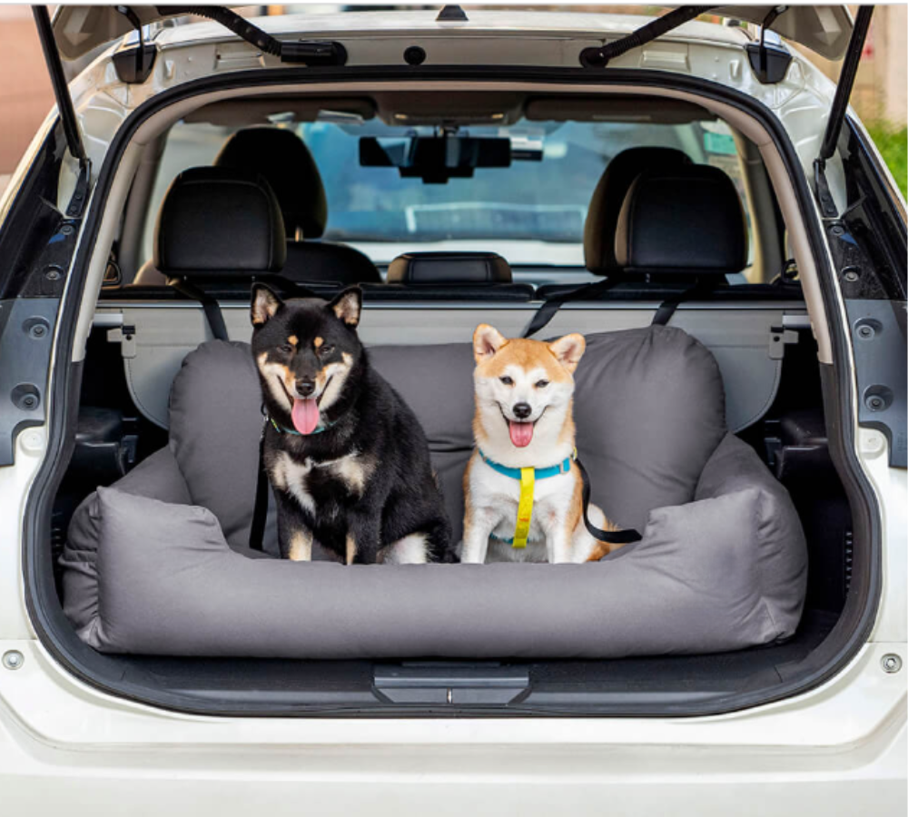 Travel Bolster Safety Medium Large Dog Car Back Seat Bed