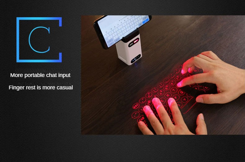 Bluetooth Wireless Laser Keyboard