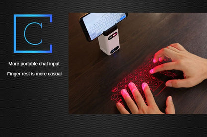 Bluetooth Wireless Laser Keyboard