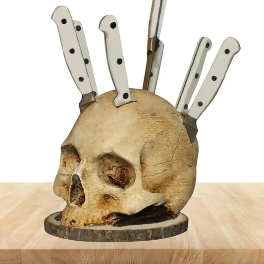 DarkSlice - Gothic Skull Knife Stand