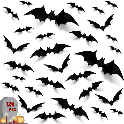 🦇 Spooky 3D Bat Wall Stickers