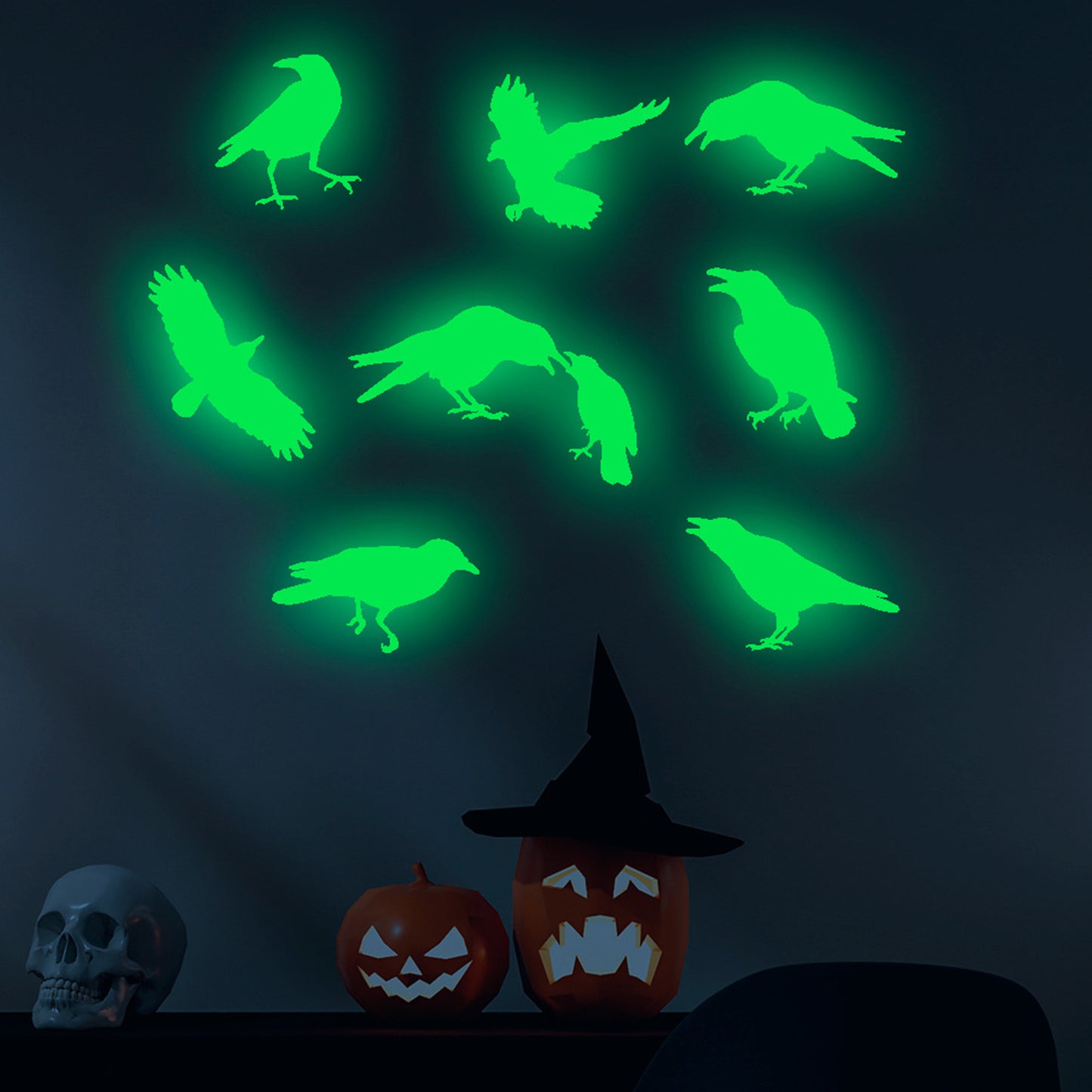 Glowing Halloween Decals 👻